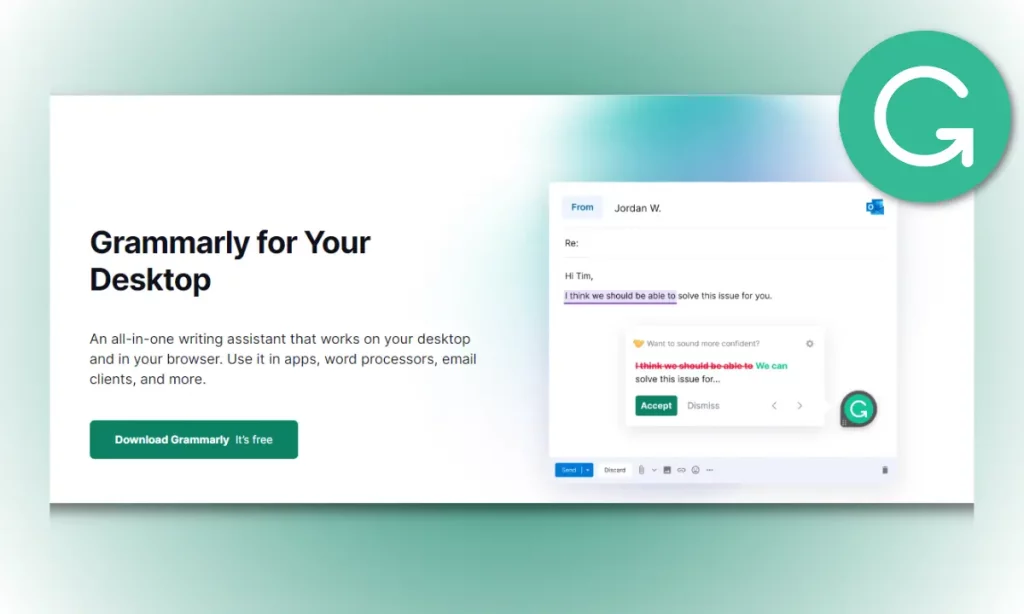 Grammarly- AI Tools for Businesses